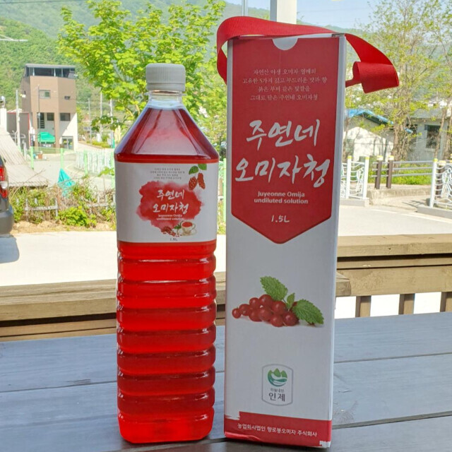 농업회사법인 향로봉오미자주식회사,[고향사랑기부제] 오미자청 1세트(1.5 L×1병)