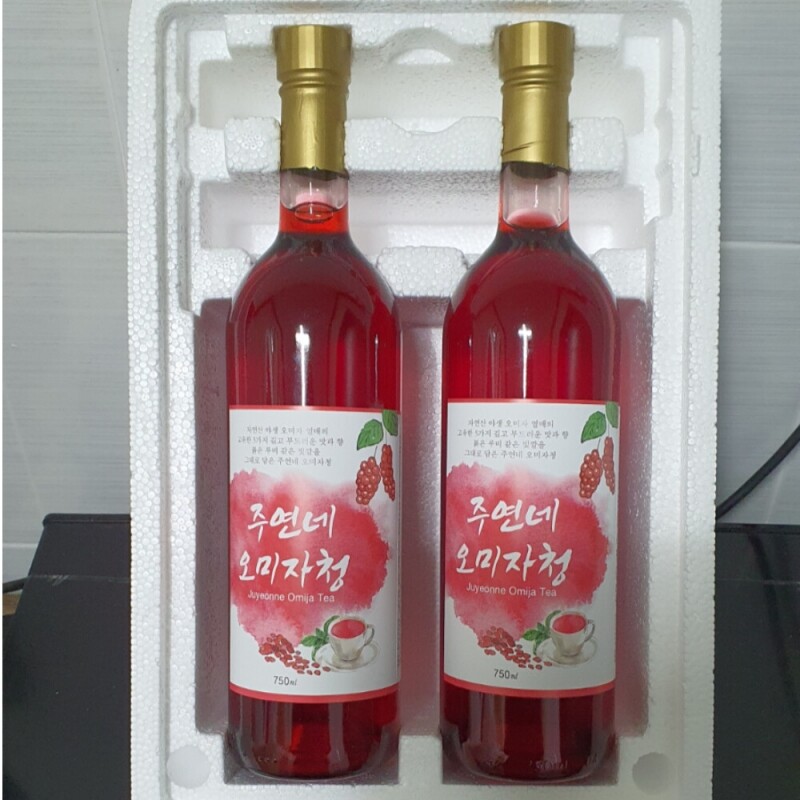 농업회사법인 향로봉오미자주식회사,[고향사랑기부제] 오미자청 1세트(750mL×2병)