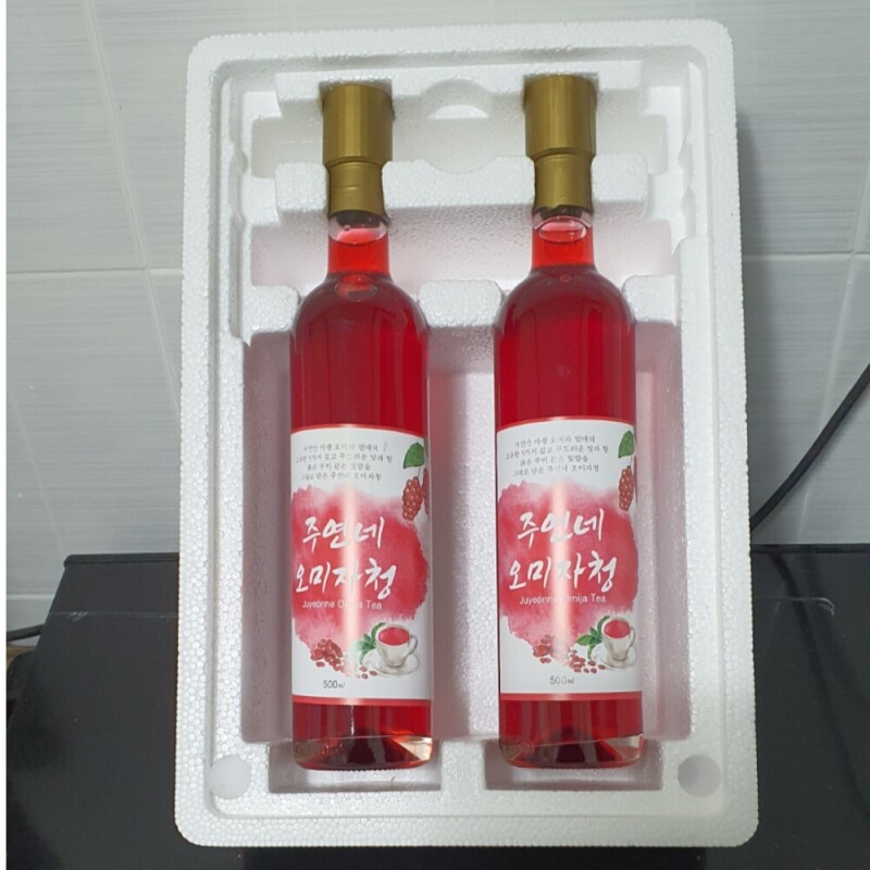 농업회사법인 향로봉오미자주식회사,[고향사랑기부제] 오미자청 1세트(500mL×2병)